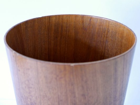 Mid-Century Modern Teak Waste Paper Bin by Martin Åberg for Servex, Sweden, 1960s-WPT-1765993