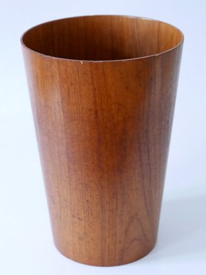 Mid-Century Modern Teak Waste Paper Bin by Martin Åberg for Servex, Sweden, 1960s-WPT-1765993