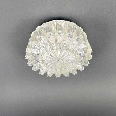 Mid-Century Modern Textured Glass Flush Mount from Limburg, Germany, 1970s-BMM-1806247