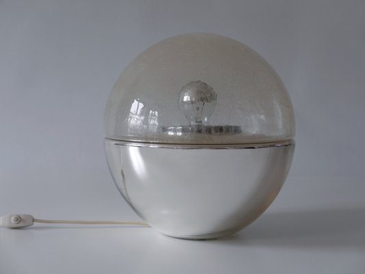 Mid-Century Modern Textured Glass Globe Table or Floor Lamp, 1960s-WPT-833847