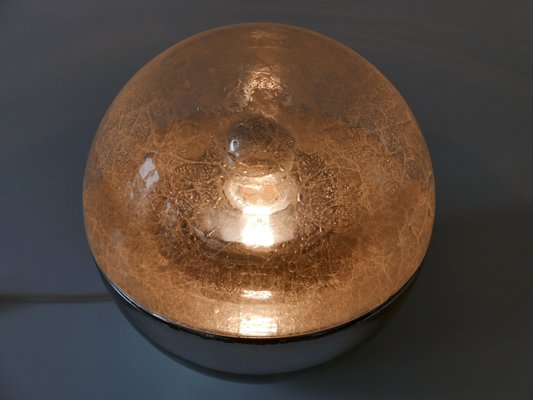 Mid-Century Modern Textured Glass Globe Table or Floor Lamp, 1960s-WPT-833847