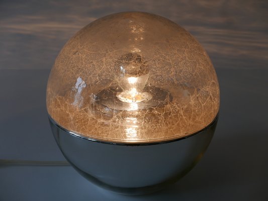 Mid-Century Modern Textured Glass Globe Table or Floor Lamp, 1960s-WPT-833847