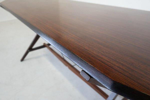 Mid-Century Modern TL2 Cavalletto Desk or Dining Table attributed to Franco Albini for Poggi, 1950s-FGA-1722809