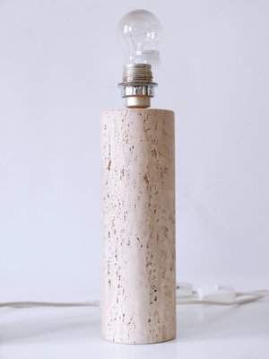 Mid-Century Modern Travertine Table Lamps, Italy, 1960s, Set of 3-WPT-1766213