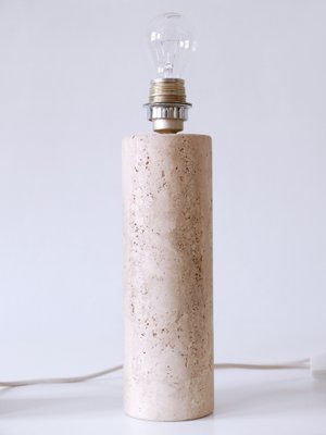 Mid-Century Modern Travertine Table Lamps, Italy, 1960s, Set of 3-WPT-1766213