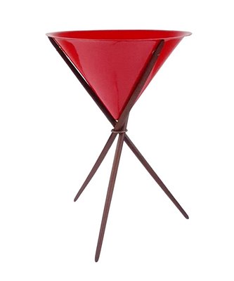 Mid-Century Modern Tripod Bowl- Planter, Denmark, 1950s-FUP-1730463