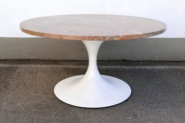 Mid-Century Modern Tulip Base Marble Coffee Table by Honsel Germany, 1960s-WPT-915062