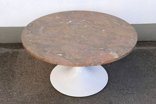 Mid-Century Modern Tulip Base Marble Coffee Table by Honsel Germany, 1960s-WPT-915062