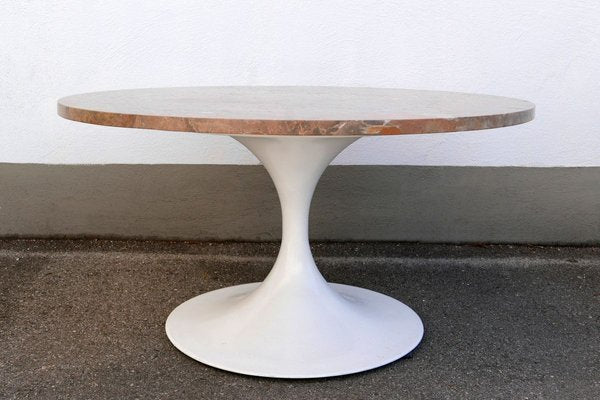 Mid-Century Modern Tulip Base Marble Coffee Table by Honsel Germany, 1960s-WPT-915062