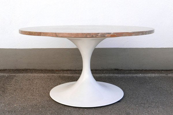 Mid-Century Modern Tulip Base Marble Coffee Table by Honsel Germany, 1960s-WPT-915062