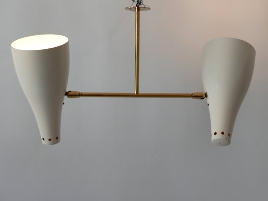 Mid-Century Modern Two-Armed Sputnik Pendant Lamp, Austria, 1950s-WPT-1210221