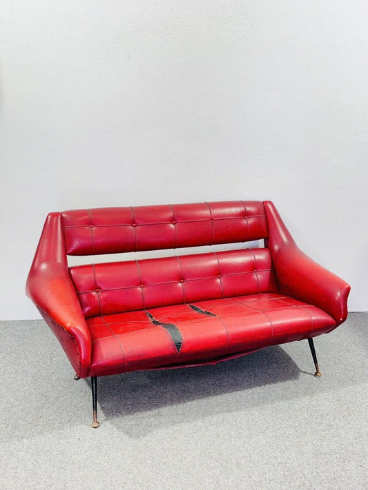 Mid-Century Modern Two-Seater Sofa by Gigi Radice, 1950s