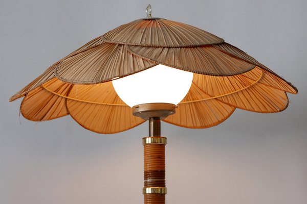 Mid-Century Modern Uchiwa Table Lamp by Miranda Ab Sweden, 1960s-WPT-1815358