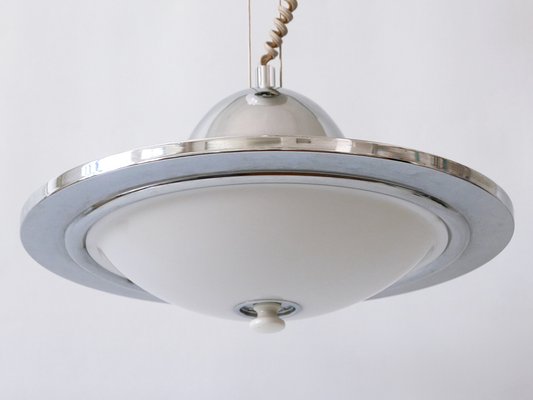 Mid-Century Modern UFO Counterweight Pendant Lamp, Italy, 1960s-WPT-1362311