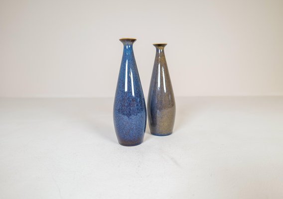 Mid-Century Modern Vases by Carl Harry Stålhane, Rörstrand Sweden, 1950s, Set of 2-UYK-1216767