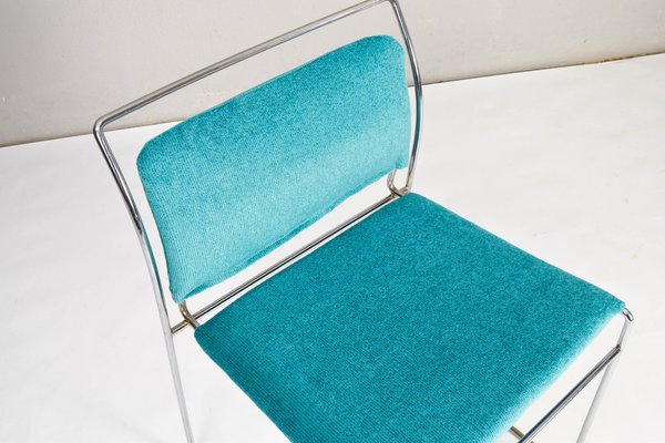 Mid-Century Modern Velvet Tulu Chairs by Kazuhide Takahama for to Simon Gavina, 1970s, Set of 6-IJF-1756521