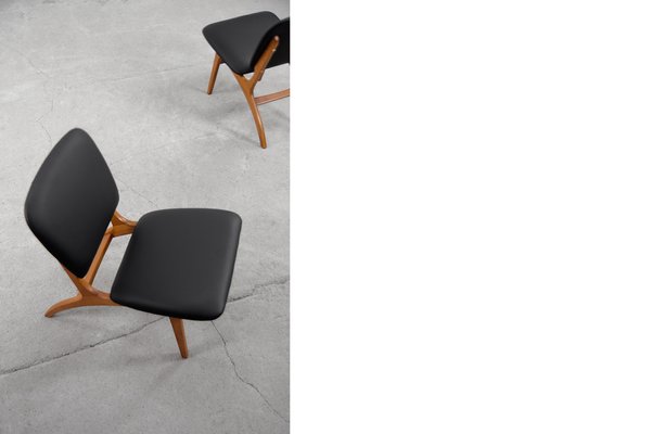 Mid-Century Modern Vintage Swedish Jylland Chairs from Jio Möbler, 1953, Set of 2-ZAA-1014902