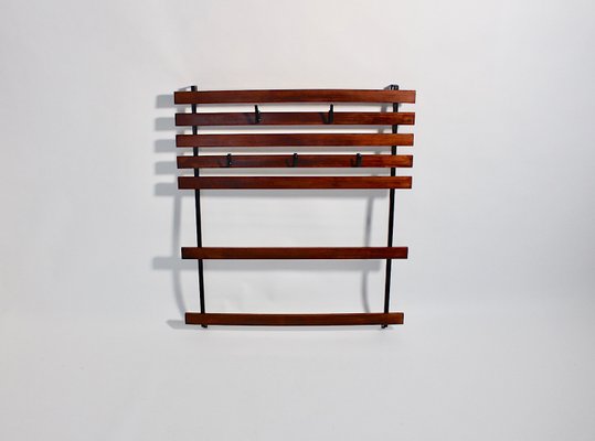 Mid-Century Modern Wall Coat Rack, Vienna, 1950s-NB-920106