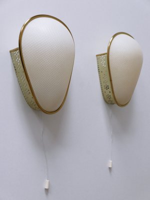 Mid-Century Modern Wall Lamps, Germany, 1950s, Set of 2-WPT-1772446