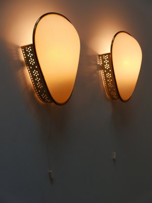 Mid-Century Modern Wall Lamps, Germany, 1950s, Set of 2-WPT-1772446