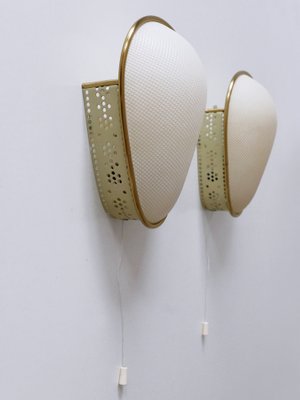 Mid-Century Modern Wall Lamps, Germany, 1950s, Set of 2-WPT-1772446