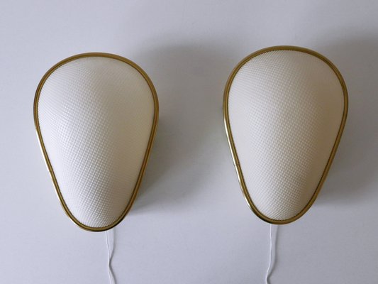 Mid-Century Modern Wall Lamps, Germany, 1950s, Set of 2-WPT-1772446