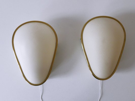 Mid-Century Modern Wall Lamps, Germany, 1950s, Set of 2-WPT-1772446