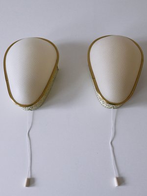 Mid-Century Modern Wall Lamps, Germany, 1950s, Set of 2-WPT-1772446