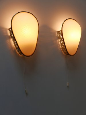 Mid-Century Modern Wall Lamps, Germany, 1950s, Set of 2-WPT-1772446