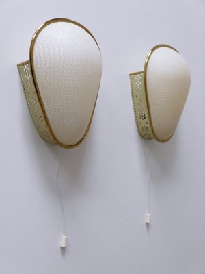 Mid-Century Modern Wall Lamps, Germany, 1950s, Set of 2-WPT-1772446