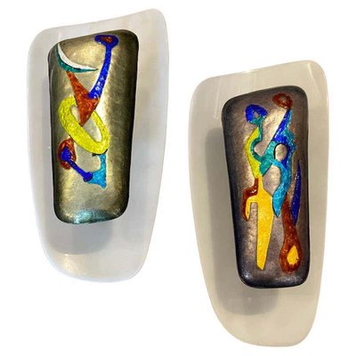 Mid-Century Modern Wall Sconces by Paolo De Poli, 1960s, Set of 2-NMK-1079932