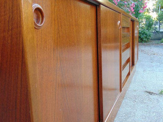 Mid-Century Modern Walnut Credenza, 1960s-GZF-971293