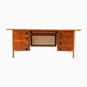 Mid-Century Modern Walnut Executive Desk by Edward Wormley for Dunbar, 1950s-MY-1192494