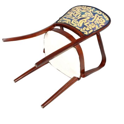 Mid-Century Modern Walnut Lounge Chair in the Style of Gio Ponti, 1930s-NJV-875916