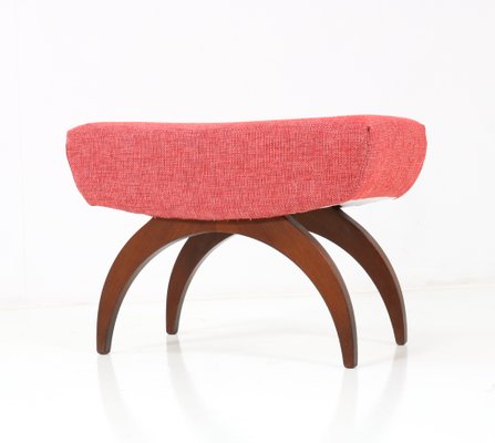 Mid-Century Modern Walnut Stool by A. A. Patijn for Zijlstra, 1950s-MY-1344353