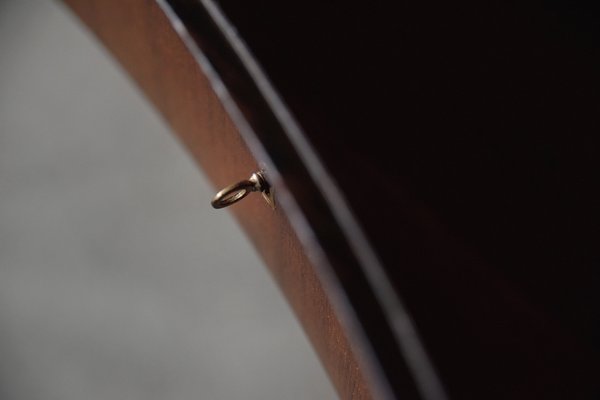 Mid-Century Modern Wenge Organic-Shaped Boomerang Custom Desk, 1960s-ZAA-614373