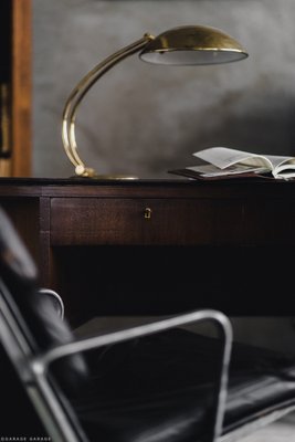 Mid-Century Modern Wenge Organic-Shaped Boomerang Custom Desk, 1960s-ZAA-614373