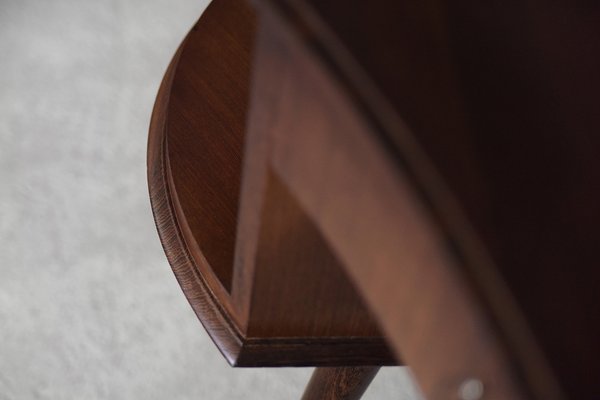 Mid-Century Modern Wenge Organic-Shaped Boomerang Custom Desk, 1960s-ZAA-614373