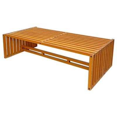 Mid-Century Modern Wood Ara Coffee Table by Vignelli for Driade, 1970s-GDD-1096542