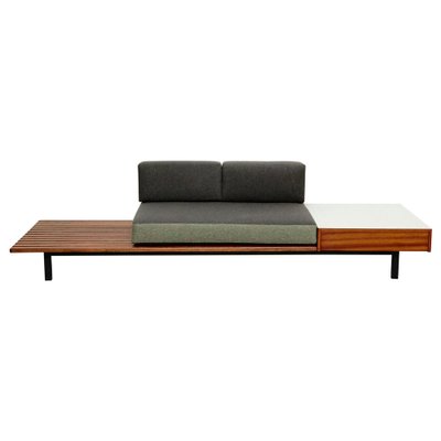 Mid-Century Modern Wood Bench by Charlotte Perriand for Cansado, 1958-WM-1232977