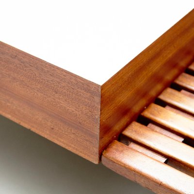 Mid-Century Modern Wood Bench by Charlotte Perriand for Cansado, 1958-WM-1232977