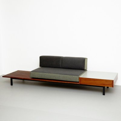 Mid-Century Modern Wood Bench by Charlotte Perriand for Cansado, 1958-WM-1232977