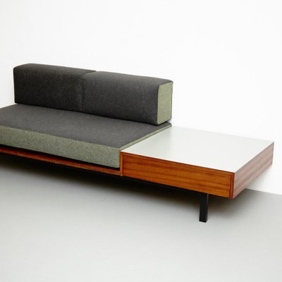 Mid-Century Modern Wood Bench by Charlotte Perriand for Cansado, 1958-WM-1232977