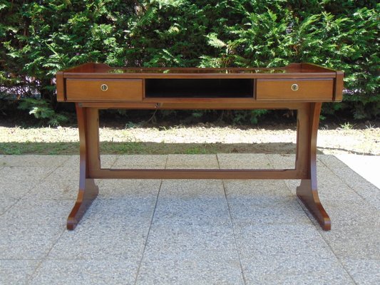 Mid-Century Modern Wood Desk, 1970s-GZF-943490