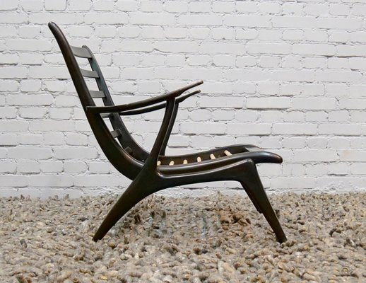 Mid-Century Modern Wood Scandinavian Chair, 1950s-QFD-981867