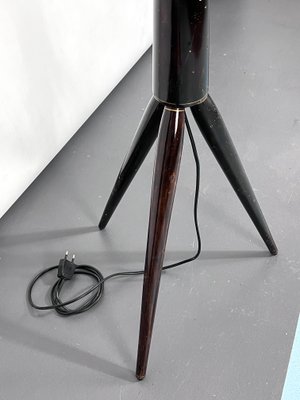 Mid-Century Modern Wood Tripod Floor Lamp, Italy, 1950s-OT-1395791