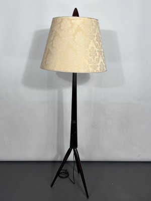 Mid-Century Modern Wood Tripod Floor Lamp, Italy, 1950s-OT-1395791