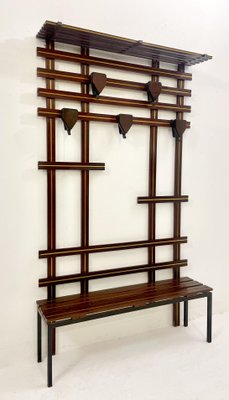 Mid-Century Modern Wooden Coat Rack, Italy, 1960s-FGA-1328652