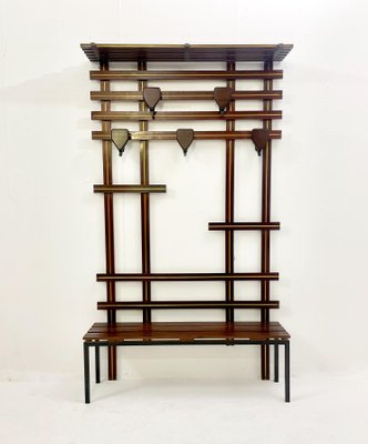 Mid-Century Modern Wooden Coat Rack, Italy, 1960s-FGA-1328652