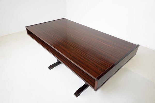 Mid-Century Modern Wooden Desk with Drawers, 1960s-FGA-1798529